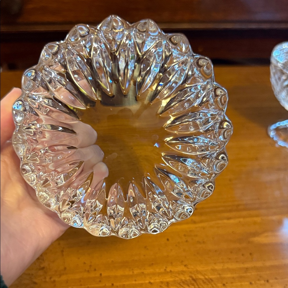 Gorham Clear Crystal Decorative Bowl - Picture 5 of 7